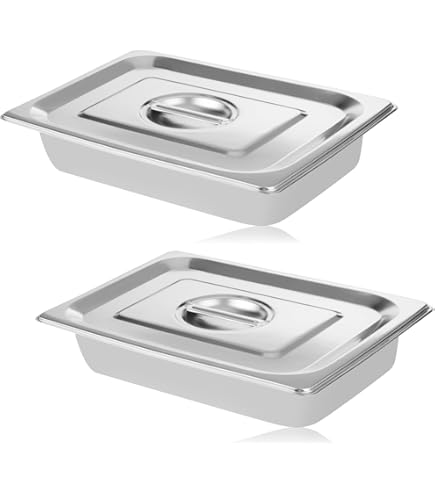 Cambro 30PPCWSC Lot De 6 Poêles En Polycarbonate Avec Couvercle Souple 1/3