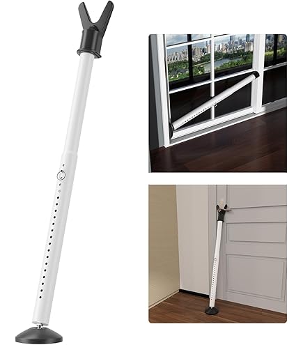 Barra Di Sicurezza Regolabile Per Porte - Antintrusione Per Porte Scorrevoli E Finestre