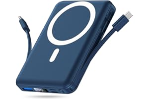 Yiisonger Power Bank Magnético 10000mAh, para Magsafe Powerbank Bateria Externa Carga Rapida, Cargador Portátil Inalámbrico Pantalla LED USB-C para iPhone 17/16/15/14/13/12/Pro/Pro MAX