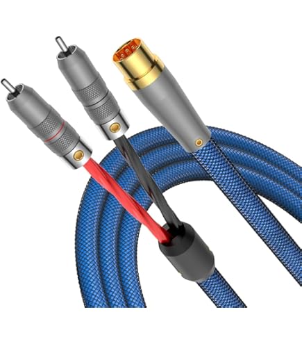 KONTAK AUDIO 5 PIN DIN A 2 RCA Phono Adattatore - Foto 10