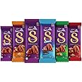 Cadbury Dairy Milk Silk Small Chocolates Combo (1 X Silk Plain 60 G,1 X Silk Oreo 60 G,1 X Bubbly 50 G,1 X Silk Roast Almond Whole Nuts 58 G,1 X Silk Fruit & Nut 55 G & 1 X Silk Hazelnut 58 Gram)