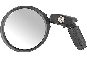 M-Wave Unisex Adult Spy Space In 3d Bicycle Mirror, Antireflective and Blast Resistant Genuine Glass - black,