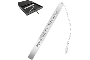 JPESYGFDK Lesezeichen Lustig, Hochwertige Markierungen Für Buchliebhaber, Lesegeschenke Für Jugendliche Und Schriftsteller Buchzubehör, Personalisiert Inspirierendes Bookmarks Mit Kette Geburtstagsgeschenk