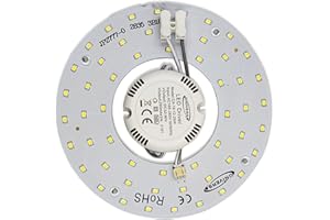 ANMECS Corina Circolina LED 16W 1700lm 220V Modulo di Ricambio Circolare Tubo Neon per Plafoniere a Calamita Ultra Slim (Bianco Freddo-6500K, 16W)
