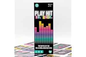 ATM GAMING PLAY HIT - 90s & 2000s Music Trivia Board Game for Adults & Teens - Fun Party Game with Karaoke & Blind Test - Card Game for Game Night - Music Quiz - Gift for Music Lovers (UK Edition)