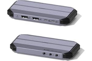 Hagibis HDMI 2.1 Video Capture Card 4K@60Hz for Streaming and Gaming, 4K@60FPS HDR VRR RGB Pass-Through, 100W PD for Xbox, PS5, Switch, Rog Alloy, Steam Deck, PC (THB05)