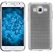 Produktbild PhoneNatic Case für Samsung Galaxy J2 Hülle Silikon clear Iced Cover Galaxy J2 Tasche + 2 Schutzfolien