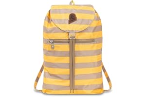 INVICTA Zaino - MINISAC - Richiudibile e Tascabile - Viaggio & Tempo Libero - Zainetto Uomo Donna a Righe - ICONA - PACKABLE