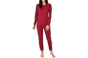 Normann Care Dam vårdoverall långärmad pyjamas i ett stycke med dragkedja på rygg och ben