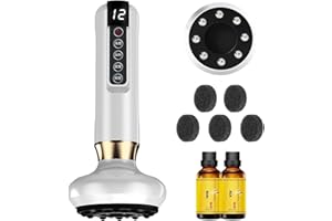 OALYGEI Masseur Anti Cellulite,Ventouses Electrique Anti Cellulite,Masseur De Cellulite à Main électrique,Masseur De Graisse Corporelle Réglable à 12 Niveaux Pour L'abdomen,Les Cuisses (A)