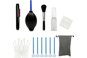 ZWZNBL 12 Pack Camera Cleaning Kit, Sensor Cleaning SLR Camera Lens Cleaning Tool for Cameras and Sensitive Electronic Devices