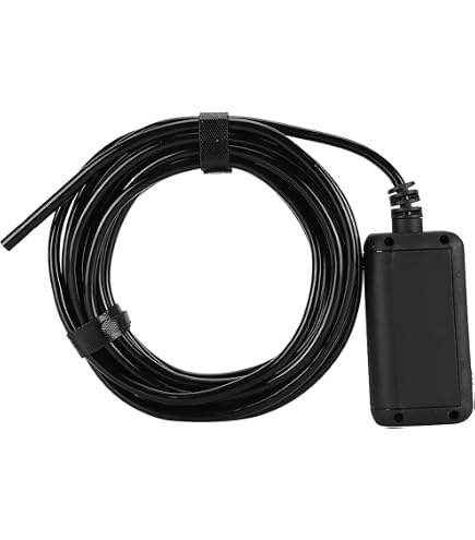 Endoscope Sans Fil Pliable 5MP 2560x1920 - Caméra Inspection WiFi IP68 Pour Canalisation, Moto, Mécanique - Batterie 2300mAh
