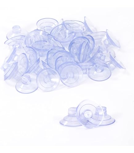 Fackelmann 16118 Lot De 4 Crochets Muraux Ventouses, Crochet Ventouse, Crochet Mural, Crochet Pour Torchon De Cuisine, Acier Inoxydable, Plastique, Transparent, 4 Cm