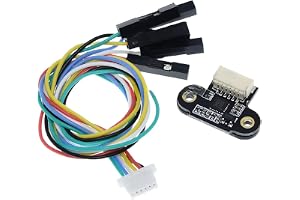TOF10120 avståndssensor UART I2C 3–5 V TOF10120 avståndssensor | High-Precision TOF, 100-1800 mm räckvidd, <30 ms svar, verklig tidskänsla, svart ABS-hus