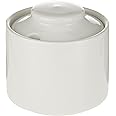 Porceletta Porcelain Sugar Pot With Cover, Ivory