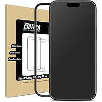 Mothca Mat Verre Trempé pour iPhone 17e/ 16e/ 13 Pro/ 13/14, 9H Dureté Anti-Reflet & Anti-Trace, Montage Sans Bulles, Lot de 2