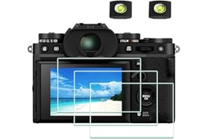 ULBTER Folia ochronna na wyświetlacz do Fujifilm X-T5 Fuji XT5 folia ochronna na ekran o twardości 9H, szkło hartowane i osłona lampy błyskowej akcesoria [3 + 2 sztuki]