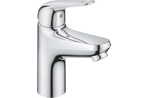 GROHE Swift Quickfix- Grifo de lavabo 1/2" Tamaño S, Cromo, Water Saving, 24317001