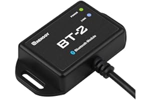Module Bluetooth Renogy BT-2, Port de Communication RJ45, Moniteur sans Fil, Contrôle Précis en Temps Réel, Régulateur de Charge Solaire Compatibles, Chargeur de Batterie, Onduleur, BT-2 RS485