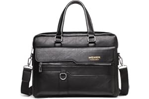 Hebetag Petit sac à bandoulière en cuir pour homme et femme