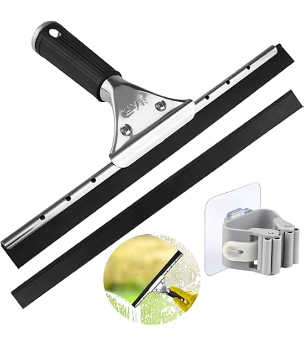 Kit Tergicristallo Per Finestre LEWI: Binario A V 15cm E Gomma Rigida Per Estrattore