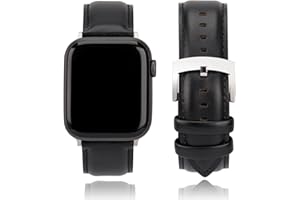 CORROPELLE Leder Uhrenarmbänder Kompatibel mit Apple Watch Armband 49mm 46mm 45mm 44mm 42mm 41mm 40mm 38mm, Eleganten Echte Leder Ersatz Uhrenarmband für iWatch 10 9 8 7 6 5 4 3 2 1 Ultra2 1 SE2 1