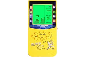 HLF Neuer großer Bildschirm Ziegel Spielkonsole grüne Hintergrundbeleuchtung eingebaute 25 Multi-Mode Spiele Geschwindigkeit und Schwierigkeitsgrad einstellbar Geeignet als Geschenk für Kinder