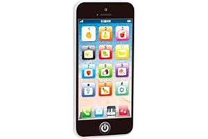 ZBATHTOY Toy Phone for Baby Phone Toy 6 to 12 months Baby Mobile Phone for 1-3 Year Old Toddler Boys Girls Play Phone Toy 1 2 3 Baby Fake Phone Toys Gifts for Toddler Boys Girls 1 2 3