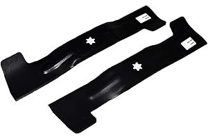 PERFEKTGARTEN 2 X 46,5 CM lames pour tondeuses MTD/Gutbrod/Yard Man/Fleurelle 742-0672, 742-0673/742-0659, 742-0660/742-04020, 742-04021/742-04020A, 742-04021A - droite + gauche