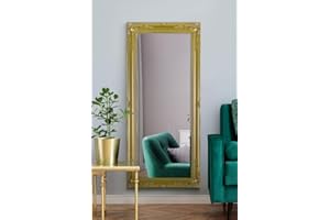 MirrorOutlet Large Full Length Classic Ornate Styled Gold Mirror 5Ft7 X 2Ft7 (170cm X 79cm)
