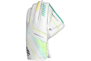 DSC Condor Motion Leather Wicket Keeping Gloves Boys (Flouro Yellow Orange)