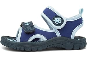 Walkright Boys Navy and Blue Easy Fasten Sandal