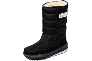 UnoSheng Steel Toe Cap Shoes Men Pair Boots Winter Warm and Cold Splash Proof Water Hook Loop Thickened Snow Boots Silver Shoes Men