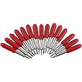Cutting Blade 15pcs 45° 2mm Die-Cutting & Embossing Die-Cut Machines Roland Cemented Carbide Lettering Replacement Knife for Plotter Vinyl Cutter with Red Cap