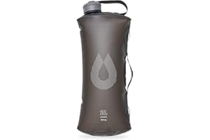 HydraPak Seeker - składana torba na wodę (2 l / 1,984.5 g) - kempingowa torba na zbiornik na wodę bez BPA i PCW - Mammoth Grey