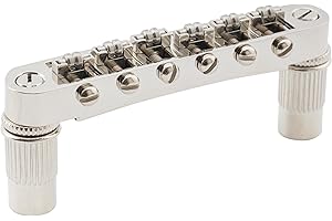 Musiclily Pro 52mm Roller Sattel Brücke Tune-O-Matic Steg für Les Paul SG Style E-Gitarre, Nickel