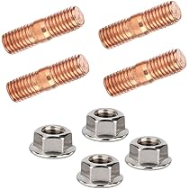 M10 X 1.50 Turbo Studs Kit - High Strength T3 T4 T6 Flange Nuts For