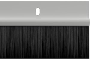 STORMGUARD 02SR0200914W Bottom of The Door Brush Seal Draught Excluder, White, 914mm