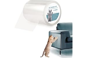 Pidsen Protector de Muebles, 15cm*1000cm Nano Cinta Adhesiva Anti Arañazos para Gatos y Perros, Transparente Autoadhesiva