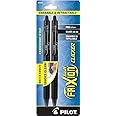 PILOT FriXion Clicker Erasable, Refillable & Retractable Gel Ink Pens, Fine Point, Black Ink, 2-Pack (31460)