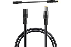 ZkeeShop DC8mm DC7909 Adapter kabel,Solar Verlängerungskabel 3m,Buchse auf Stecker,14AWG Netzkabel solar kabel Kompatibel für Jackery Bluetti und mehr Tragbare Powerstation Solarpanel 3M
