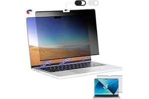 BlueSwan 14 Pouces Filtre Magnétique pour écran de Confidentialité, pour MacBook Pro 14 2023 M3 A2918 A2992 et M2 A2779, M1 A2442 avec écran 14,2", Protection D'écran Amovible Ultra-Mince
