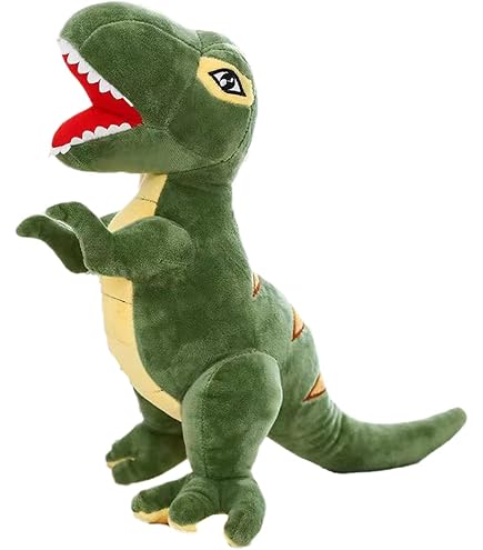 Peluche Dinosaure XineYuor 40 Cm - Tyrannosaure Doux Et Câlin - Jouet Enfant Cadeau (Vert)