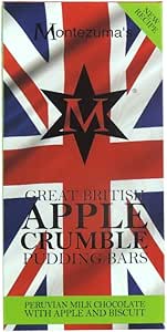 (Pack of 12) Montezumas Chocolate - Apple Crumble Bar 100 g