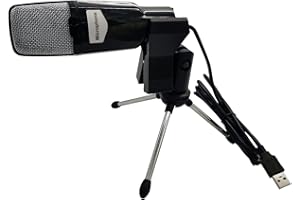 iMeshbean Mikrofon PC, USB Mikrofon Gaming Microphone mit ständer, Podcast Mikrofon Nierencharakteristik Aufnahme Standmikrofon Kondensatormikrofon für Streaming, Konferenz,Studio
