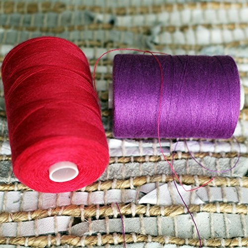 CurtzyTM 39 teiliges Allzweck Spulen Set Polyester Nähfaden Farben Rollen Set Nadelarbeiten Stickerei - 4