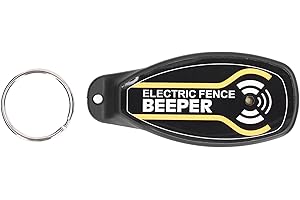 VIAGASAFAMIDO Beeper de Cerca Eléctrica, Probador de Voltaje Portátil Para Granja, Caballos Y Ganado, detector de Tensión Seguro Y Fiable