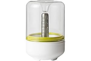 Chef'n Countertop Sprouter Kitchen Sprouting Kit, Grow Your Own Seeds Alfalfa Broccoli Mung Bean for Salads, Glass Jar In Gift Box, White, 10 x 15 cm