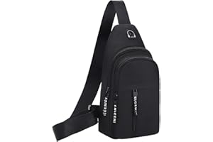 JSTHHTT Zaino Monospalla Uomo - Design Moderno e Funzionale, Tracolla Pratica