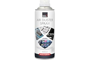 TAYLOR & BROWN 400ml Compressed Air Can Duster Spray Multi Purpose Can Cleaner Clean & Protects Laptop, Keyboards, Printers, Electronics, PC Cleaning Computer Components